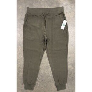 NEW Harper & Ivy Jogger Pants Women’s Large Olive Green